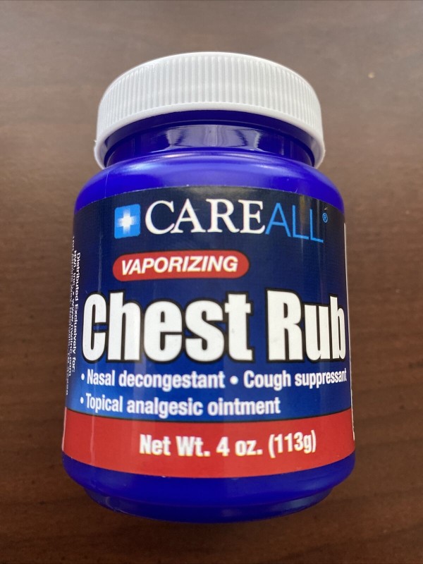 Pommade Topique Antitussive Décongestionnante Nasale Vaporisante 113g