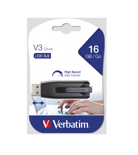 Clé USB 3.0 VERBATIM V3 16Go