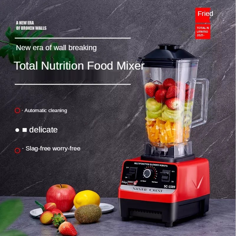 Mixeur Blender Professionnel, Presse-agrumes, Broyeurs 2,5 L, 4500W