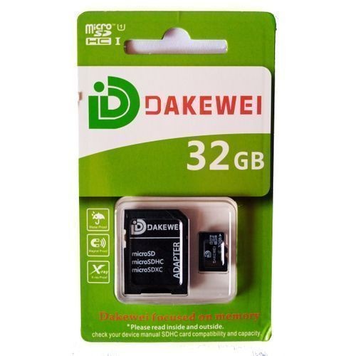 DAKEWEI SN Carte Mémoire - 32 GB - Noir
