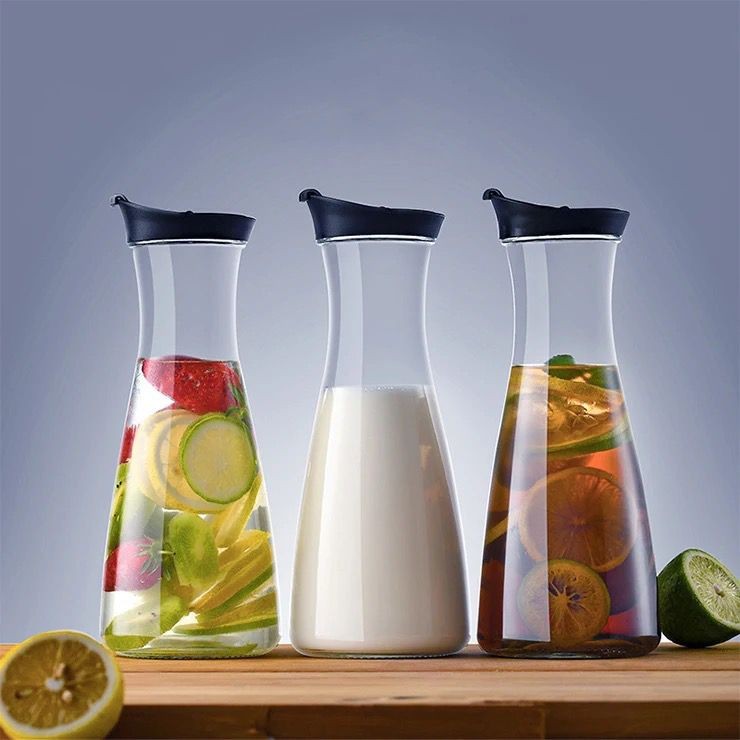 Bouteille En Plastique De Grande Capacité Pour Boissons, Carafe À Jus Et Eau, Bouteille À Degré De Chaleur