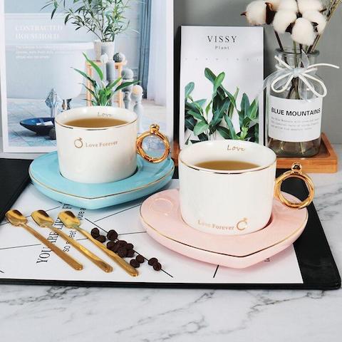 Set de 3 pièces Tasse de Luxe Love