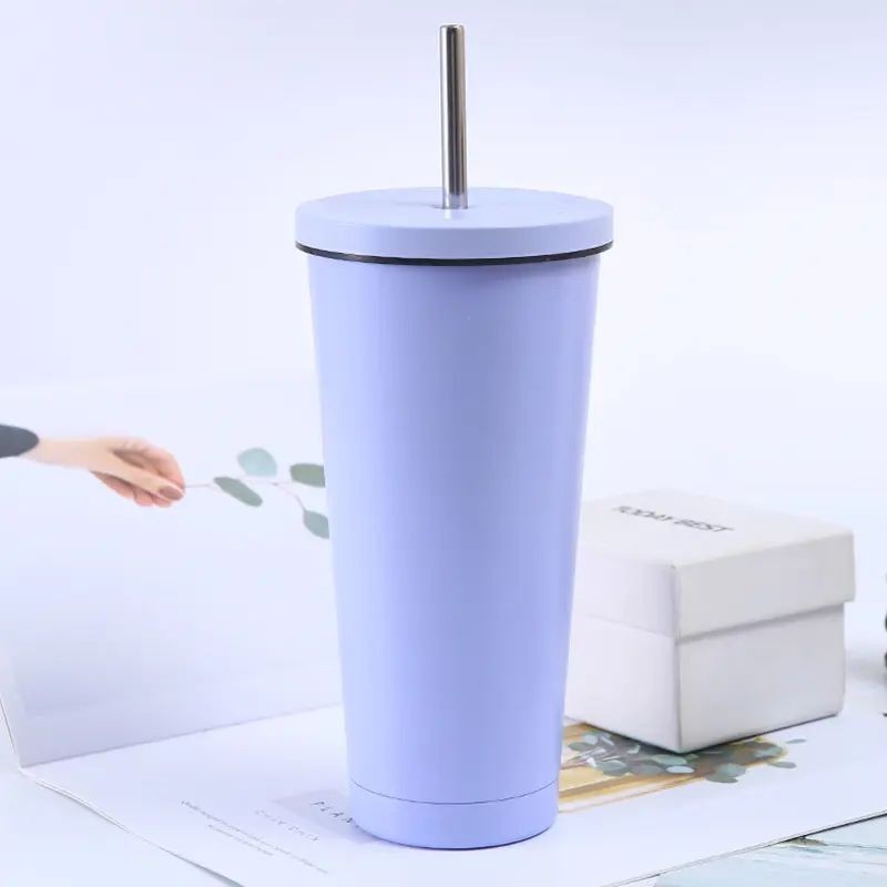 Mug Isotherme Avec Paille Livole Tasse Isotherme Anti-fuite, Tasse