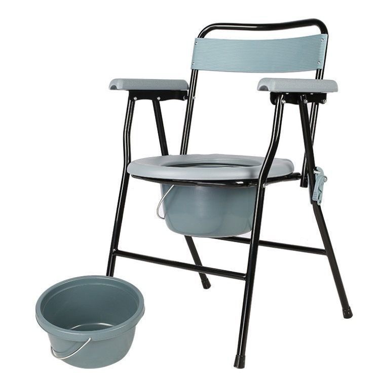 Chaise D'Aisance Pliante Siège De Toilette Adulte Portable Chevet ...
