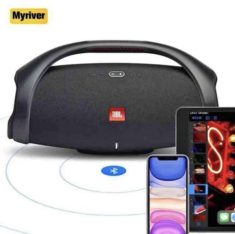 JBL Boombox 2 - Haut-parleur Bluetooth Portable, Son Puissant Et Basses Monstrueuses, Étanche IPX7, 24 Heures De Lecture, Powerbank, JBL PartyBoost Pour L'appairage Des Haut-parleurs, Pour La Maison
