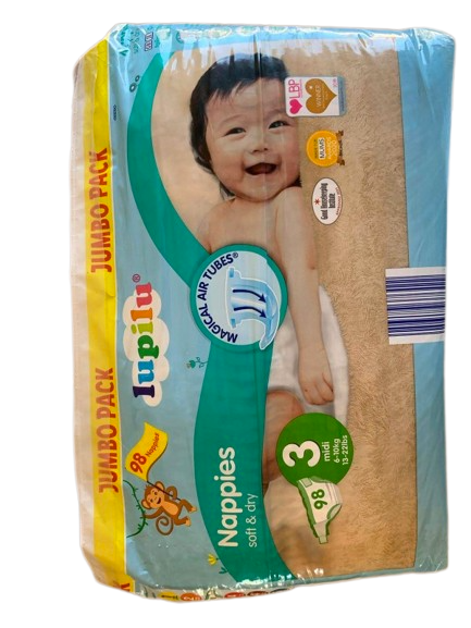 Pack De 98 Couches, Taille 3 (6-10) Kg, Lupilu, Nappies Bonne Qualité