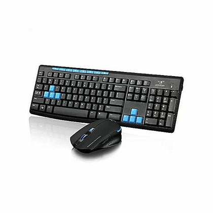 Clavier + Souris Sans Fil Hk3800 - Noir