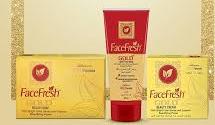Savon et crème éclaircissant - Facefresh Gold