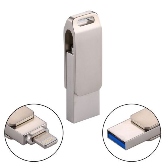 Clé USB Capacité 128Go - Iphone et Ordinateur
