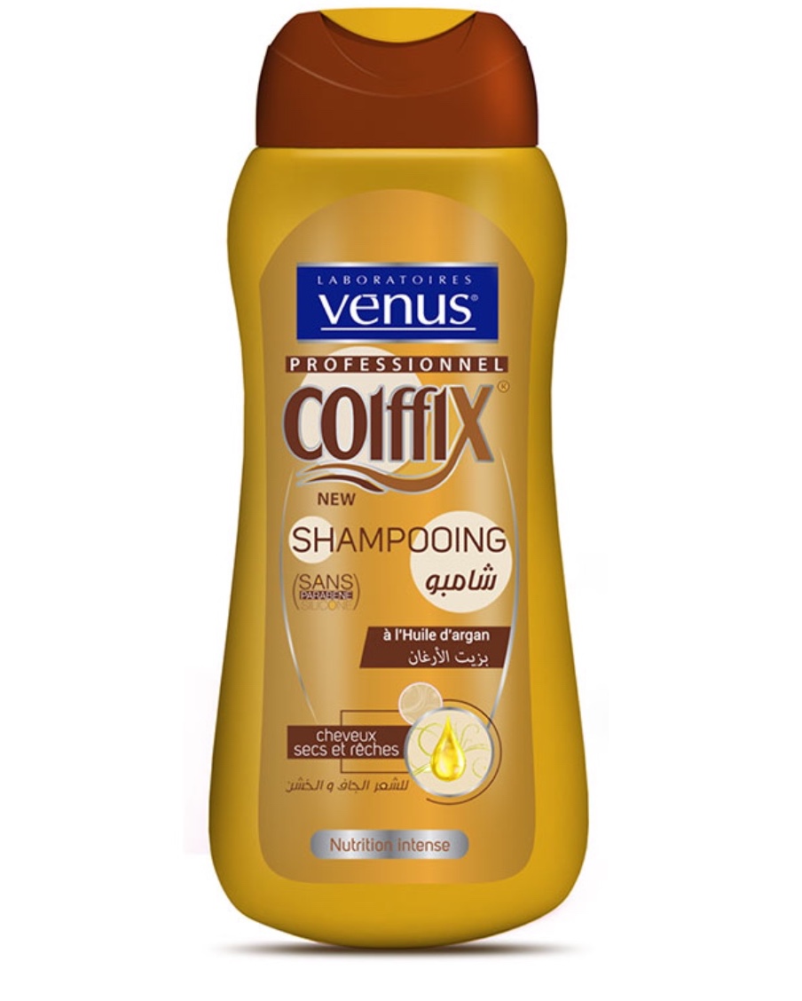 Shampooing Coiffix à l’huile D’argan pour cheveux secs et reches