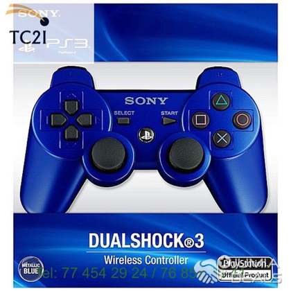 Manette PS3 Dual Shock 3 - Bleu