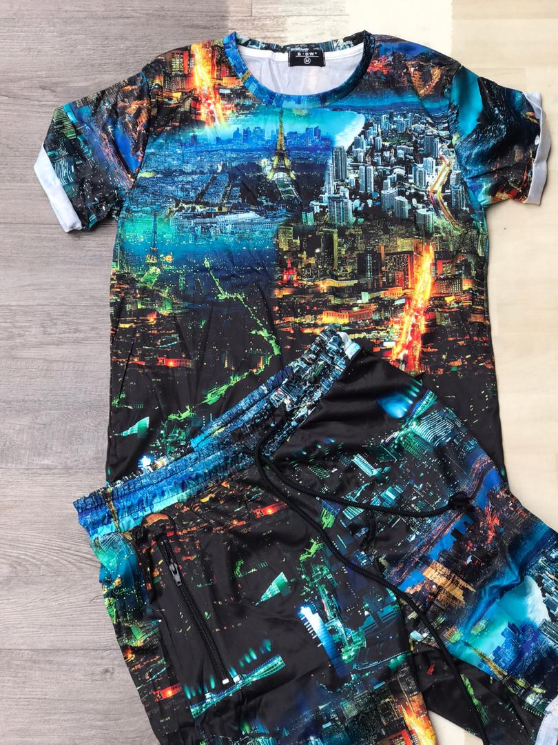 Ensemble Coton short et T-shirt pour Homme