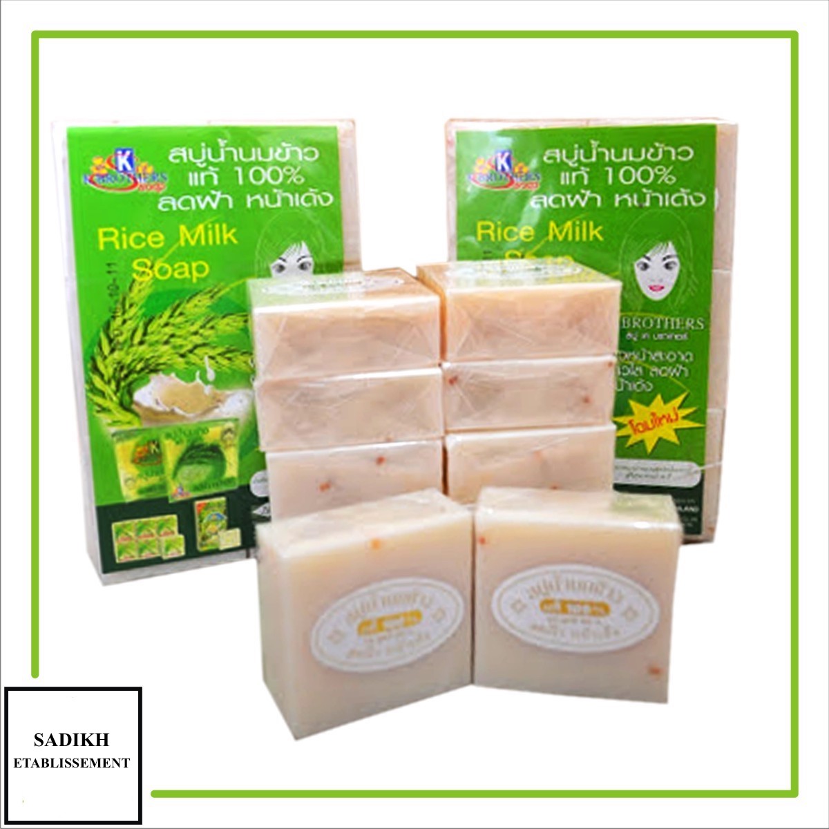 Savon Naturel Thaïlandais - Contrôle Huile du Visage - anti-acné