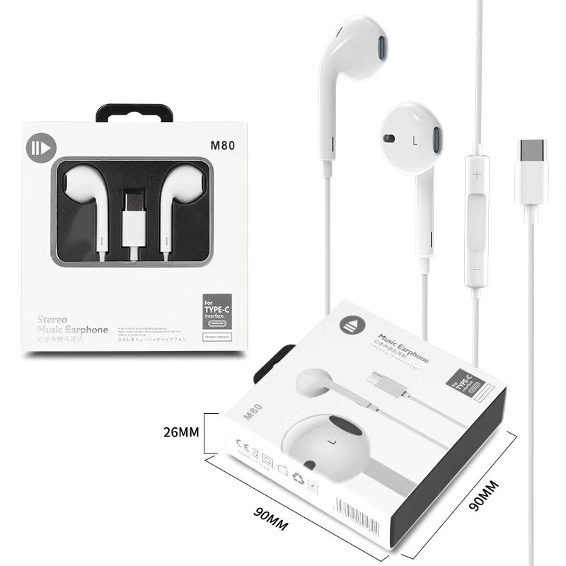 Écouteur Stéréo Music Earphone M80