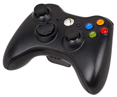 Manette Xbox 360 couleur noir SANS FIL