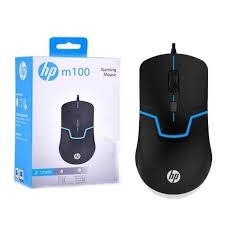 Souris Gaming HP m100 HP - Noir - Lumière Multicolore