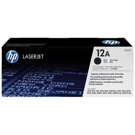 Cartouche HP 12A Toner Noir Authentique - Q2612A