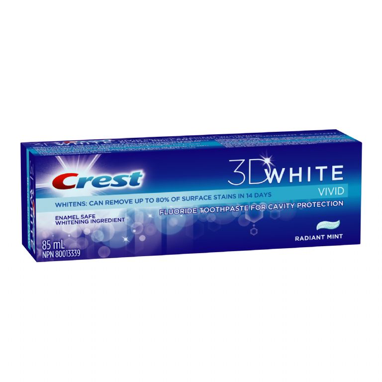 Dentifrice Crest 3D white ultra blanchissant, menthe vive - Éblouissant